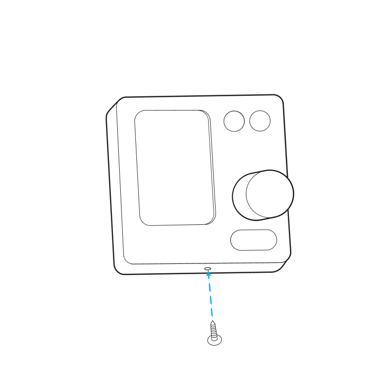 TIDE Dial Smart Thermostat_Security Screw